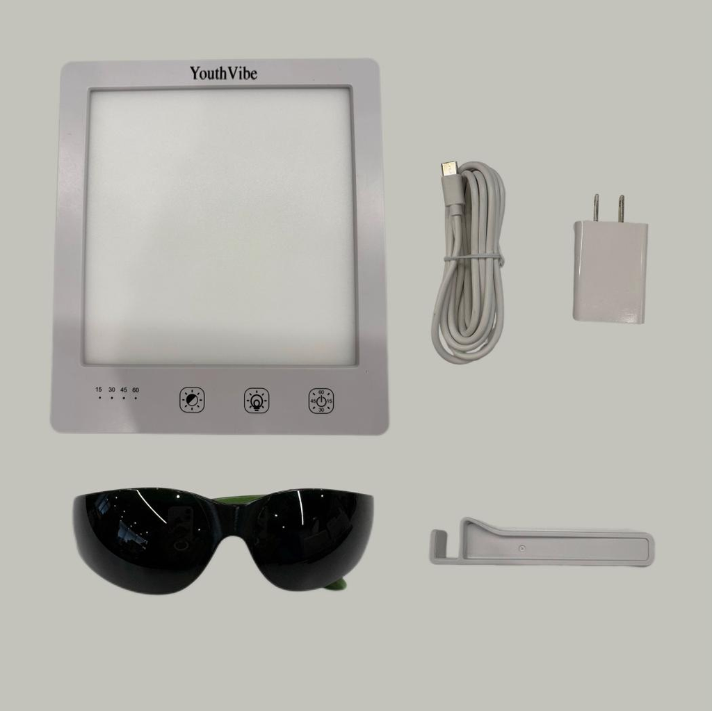 YouthVibe 5 Color Light Therapy Beauty Lamp – At-Home LED Skincare Device for Face & Body with Adjustable Modes