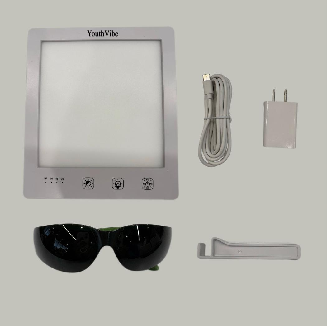 YouthVibe 5 Color Light Therapy Beauty Lamp – At-Home LED Skincare Device for Face & Body with Adjustable Modes