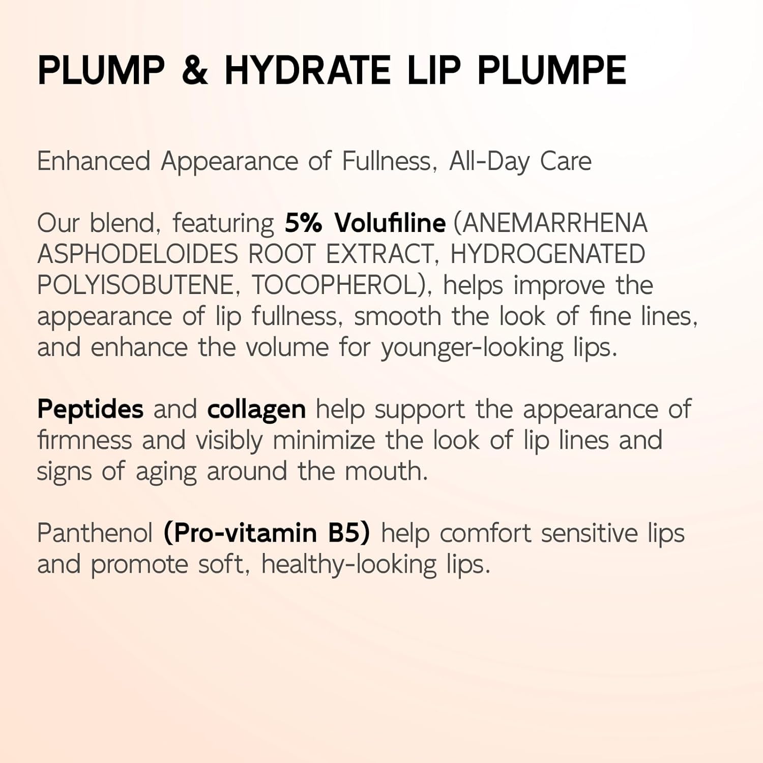 YouthVibe Hydrating Lip Primer & Plumper Gloss - 5% Volufiline, Squalane, Shea Butter, Collagen, Peptide & PDRN - Plumping, Anti-Aging, Nourishing Lip Care for Smoother, Softer Lips